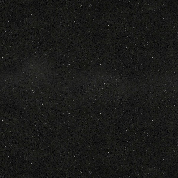 Стол из чёрного кварца Technistone Gobi Black с глянцевой поверхностью