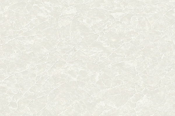 Кухонный остров из кварцевого агломерата AlephStone Clear Quartz с прозрачными вкраплениями