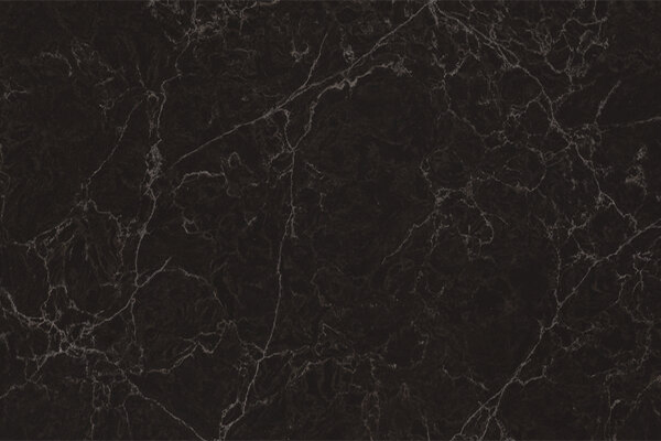 Панель из кварцевого агломерата AlephStone Emperador Planet Mars с мраморным рисунком