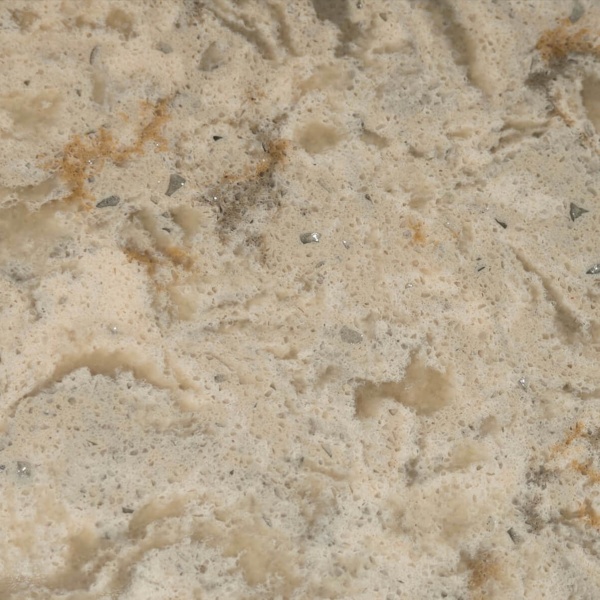 Столешница для ванной из кварцевого агломерата SmartQuartz Giallo